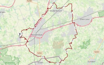 Route C-10 Hoeven (62 km)