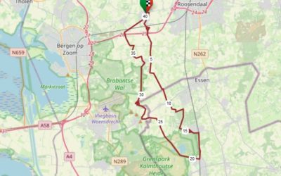 Route DE-06 Kalmthoutse Heide (40 km)