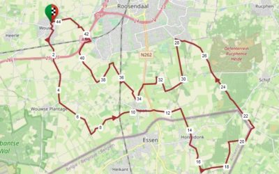 Route DE-17 Rucphen-Roosendaal (44 km)