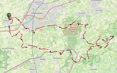 Route G-20-26 Moerssebossen (61 km)