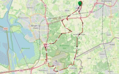 Route WE-06-26 Hoogerheide (34 km)